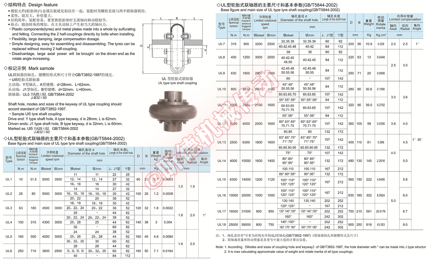 轮胎式联轴器如何选型